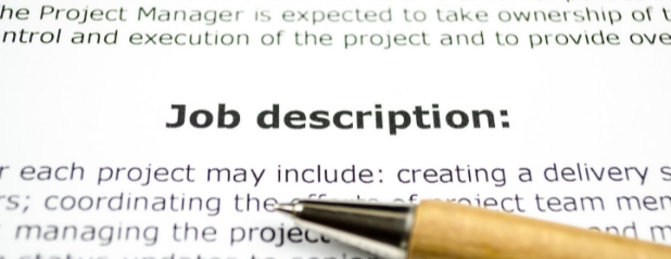 job description on paper, top interview questions